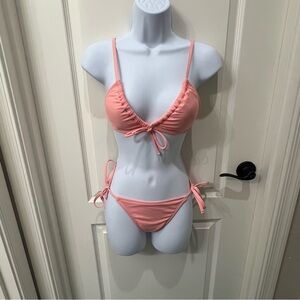 Shade & Shore Coral Bikini Set